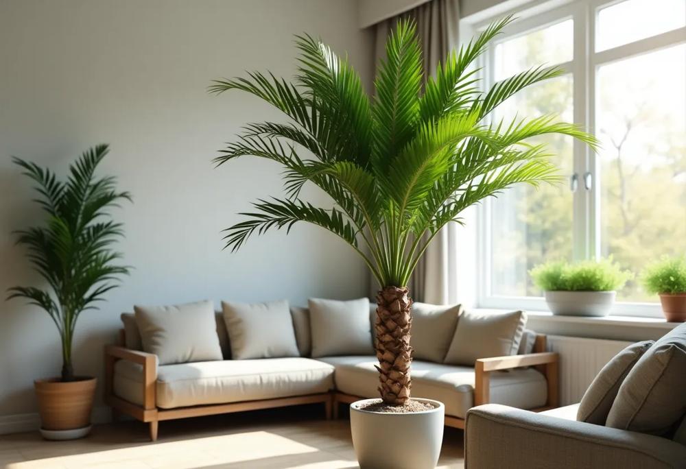 tropical livingroom