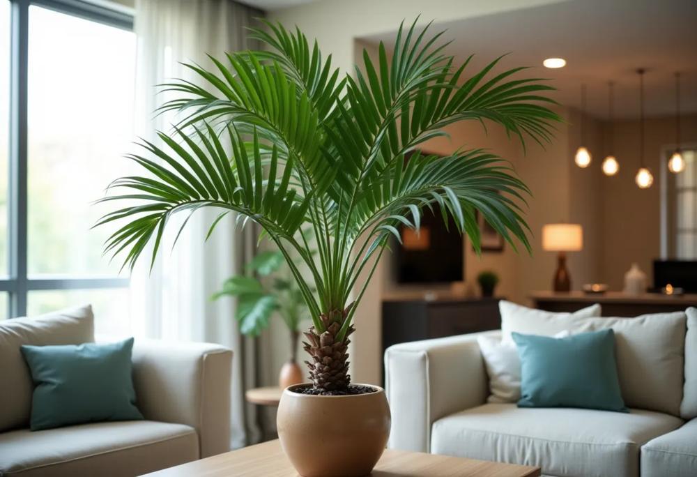 tropical livingroom